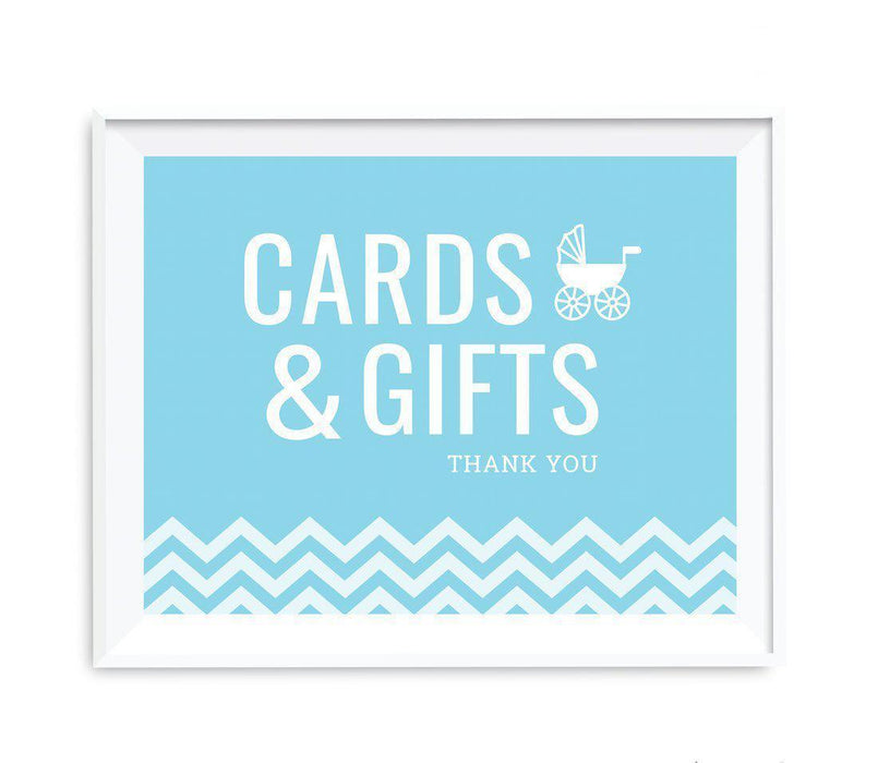 Chevron Print Baby Shower Party Signs-Set of 1-Andaz Press-Bubblegum Pink-Thank You For Celebrating With Us!-