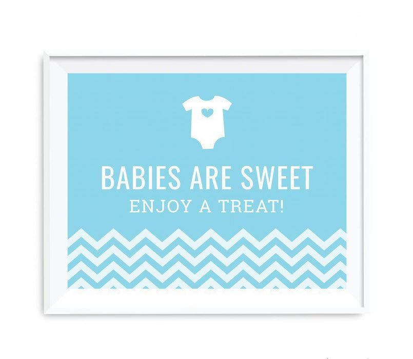 Chevron Print Baby Shower Party Signs-Set of 1-Andaz Press-Bubblegum Pink-Thank You For Celebrating With Us!-