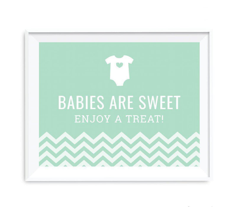 Chevron Print Baby Shower Party Signs-Set of 1-Andaz Press-Bubblegum Pink-Thank You For Celebrating With Us!-