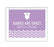 Chevron Print Baby Shower Party Signs-Set of 1-Andaz Press-Lavender-Babies Are Sweet, Enjoy A Treat-