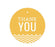 Chevron Round Circle Gift Tags, Thank You-Set of 24-Andaz Press-Vintage Ivory-