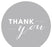 Chic Thank You Circle Favor Labels-Set of 40-Andaz Press-Ivory-