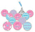 Chocolate Drop Labels Trio, Fits Hershey's Kisses, Ultimate Gender Reveal Baby Shower Collection-Set of 216-Andaz Press-Pink and Baby Blue-