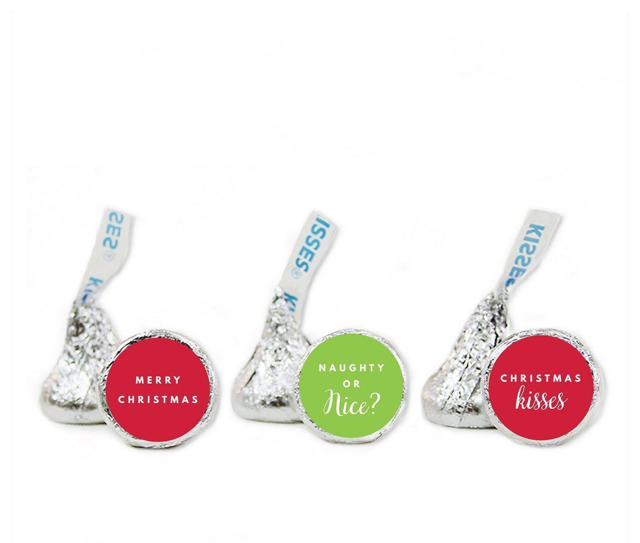 Christmas Classic Hershey's Kisses Stickers-Set of 216-Andaz Press-