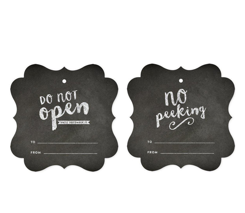 Christmas Fancy Frame Gift Tags-Set of 24-Andaz Press-A Gift From Santa-