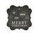 Christmas Fancy Frame Gift Tags-Set of 24-Andaz Press-Merry Christmas - Chalkboard-
