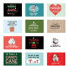 Christmas Gift Card Holder Assortment Stocking Stuffers-Set of 12-Andaz Press-Funny Naughty Couple Cards-