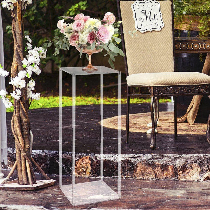 Clear Acrylic Floral Stand, Set of 1-Set of 1-Koyal Wholesale-