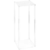 Clear Acrylic Floral Stand, Set of 1-Set of 1-Koyal Wholesale-