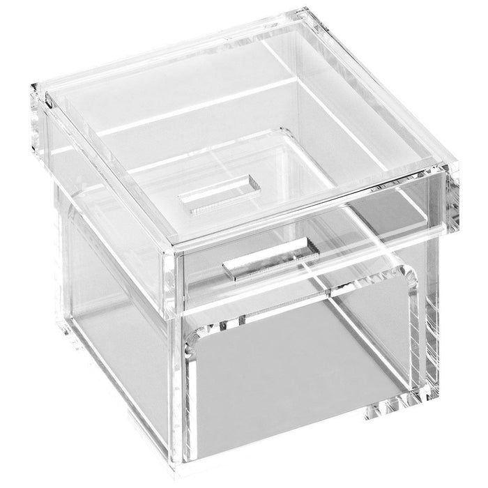 Clear Acrylic Ring Box-Set of 1-Koyal Wholesale-Clear-