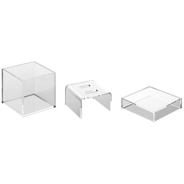 Clear Acrylic Ring Box-Set of 1-Koyal Wholesale-Clear-