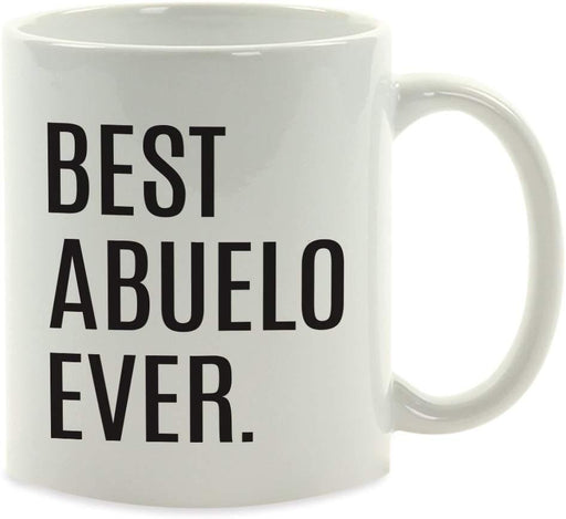 Coffee Mug Birthday Gift, Best Abuelo Ever-Set of 1-Andaz Press-