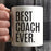 Coffee Mug Birthday Gift, Best Coach Ever-Set of 1-Andaz Press-