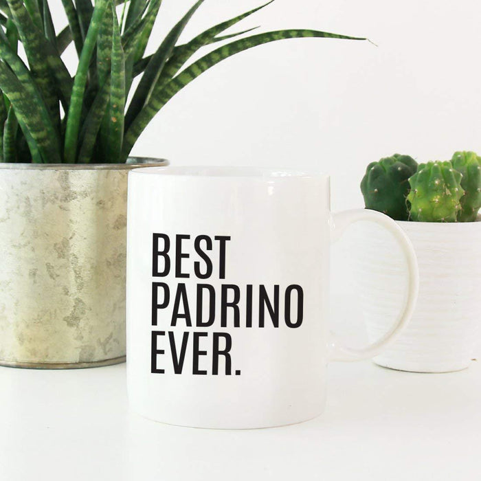 Coffee Mug Birthday Gift, Best Padrino Ever-Set of 1-Andaz Press-