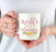 Coffee Mug Gag Gift, World's Best Manager, Floral Design-Set of 1-Andaz Press-