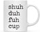 Coffee Mug Gift, Typewriter Style, Shuh Duh Fuh Cup-Set of 1-Andaz Press-