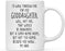 Coffee Mug, I'd Walk Through Fire for Goddaughter. Well, Not Fire, That Would Be Dangerous. But A Super Humid Room, But Not Too Humid-Set of 1-Andaz Press-