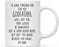 Coffee Mug, I'd Walk Through Fire for Godfather. Well, Not Fire, That Would Be Dangerous. But A Super Humid Room, But Not Too Humid-Set of 1-Andaz Press-