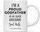 Coffee Mug, I'm A Proud Godfather of My Super Awesome God Kids. Yes They Brought Me This Mug-Set of 1-Andaz Press-