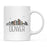 Colorful City Skyline City Name Graphic Coffee Mug-Set of 1-Andaz Press-Denver-
