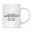 Colorful City Skyline City Name Graphic Coffee Mug-Set of 1-Andaz Press-Miami-