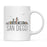 Colorful City Skyline City Name Graphic Coffee Mug-Set of 1-Andaz Press-San Diego-