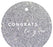 Congrats to You! Circle Gift Tags, Chic Style-Set of 24-Andaz Press-Ivory-