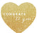 Congrats to you! Heart Gift Tags, Chic Style-Set of 30-Andaz Press-Gold-