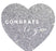 Congrats to you! Heart Gift Tags, Chic Style-Set of 30-Andaz Press-Silver-