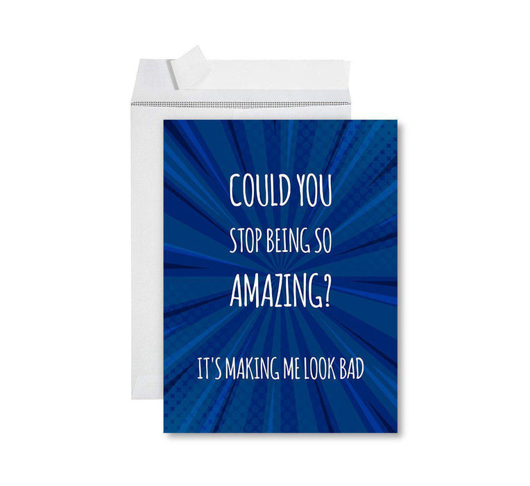Congratulations Jumbo Card With Envelope, Wedding Greeting Card for Couples-Set of 1-Andaz Press-Stop Being So Amazing-