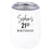 Custom 21st Birthday Wine Tumbler with Lid 12oz Stemless Stainless Steel Insulated-Set of 1-Andaz Press-Custom Blush Pink 21-