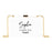 Custom Acrylic Clutch Purse for Bride with Gold Removable Metal Chain - 18 Designs-Set of 1-Andaz Press-Custom Mrs.-