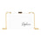 Custom Acrylic Clutch Purse for Bride with Gold Removable Metal Chain - 18 Designs-Set of 1-Andaz Press-Custom Mrs.-