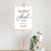 Custom Biblical Canvas Wedding Guestbook Welcome Signs-Set of 1-Andaz Press-I Thank My God Every Time I Remember You-