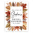 Custom Boho Wedding Canvas Welcome Signs-Set of 1-Andaz Press-Fall Leaves Bridal Shower-