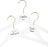 Custom Bridal Hangers, Premium White Wooden Hangers-Set of 1-Andaz Press-Custom Text-