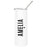 Custom Bridesmaids Skinny Tumbler Stainless Steel Insulated Tumbler For Bachelorette Party-Set of 1-Andaz Press-Minimal Custom Name-