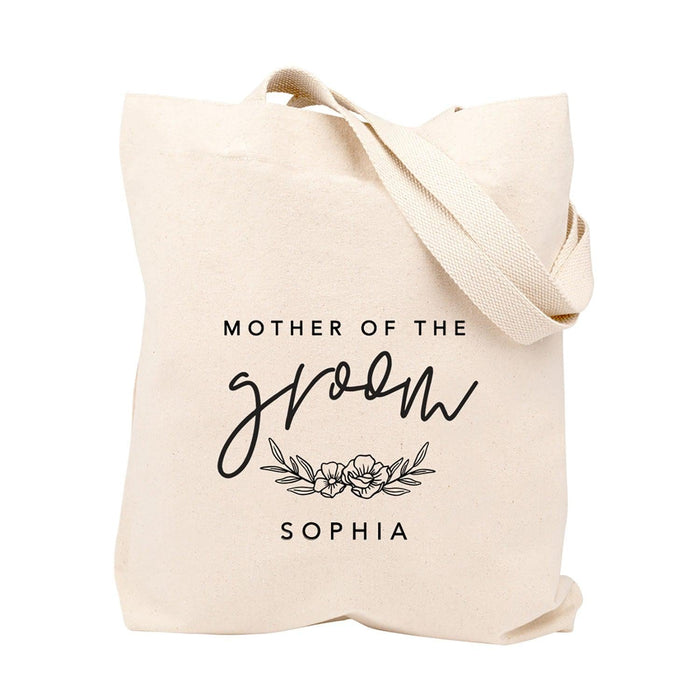 Custom Canvas Tote Bag For Bride-Set of 1-Andaz Press-Bridesmaid Heart-