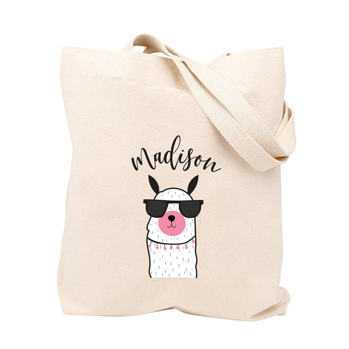 Custom Canvas Tote Bags for Kids - 12 Designs-Set of 1-Andaz Press-Unicorn-