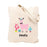 Custom Canvas Tote Bags for Kids - 12 Designs-Set of 1-Andaz Press-Unicorn-