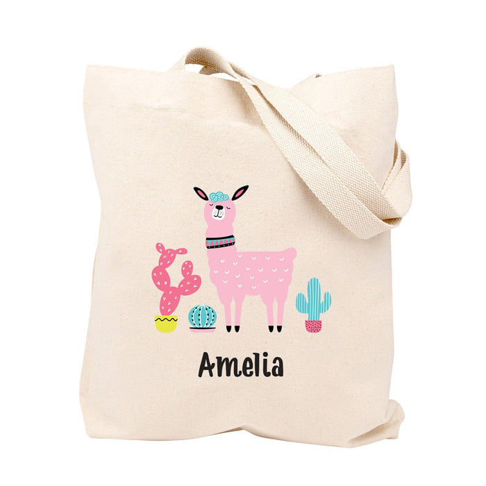Custom Canvas Tote Bags for Kids - 12 Designs-Set of 1-Andaz Press-Unicorn-