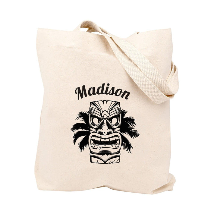 Custom Canvas Tote Bags for Women - 23 Designs-Set of 1-Andaz Press-Tiki-