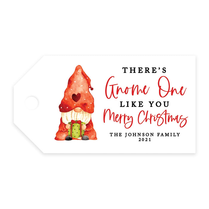 Custom Classic Christmas Gift Tags with String Card Stock Paper, Christmas Craft Supplies Xmas Wrapping-Set of 20-Andaz Press-Thank You Snow Much-