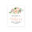 Custom Floral Baby Shower Canvas Welcome Signs-Set of 1-Andaz Press-Minimal Navy and Baby Blue Roses-