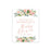 Custom Floral Baby Shower Canvas Welcome Signs-Set of 1-Andaz Press-Blush Pink Florals-