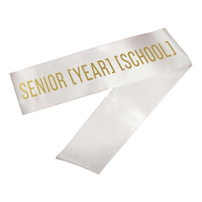 Custom Funny Graduation Party Sashes-Set of 1-Andaz Press-Year Custom-