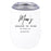 Custom Funny Mother's Day Wine Tumbler with Lid 12 Oz Stemless Stainless Steel Insulated-Set of 1-Andaz Press-Mom's Reason To Wine Custom Names-