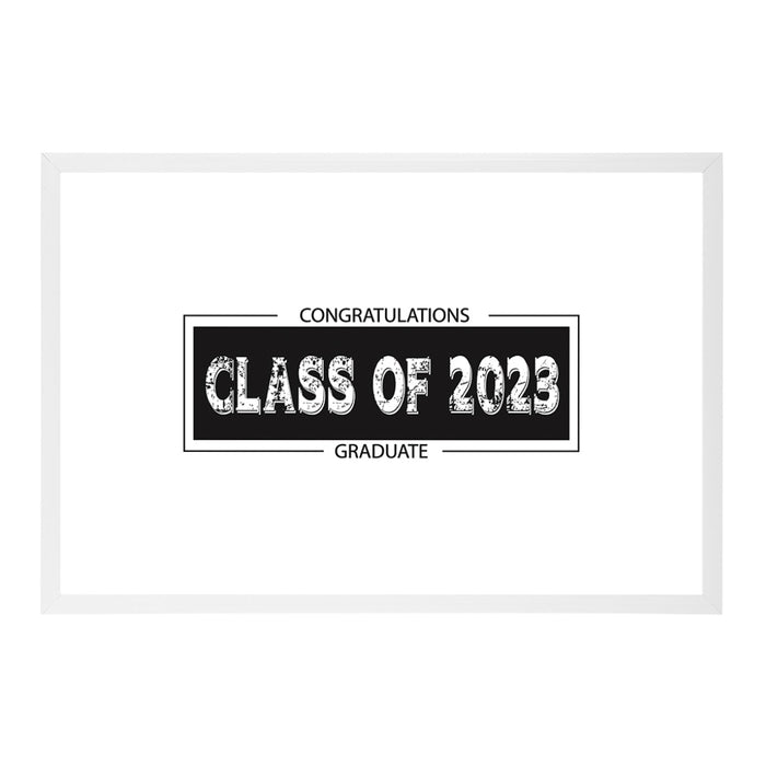 Custom Graduation Signature Frame Guest Book Alternative, Set of 1-Set of 1-Andaz Press-Class of 2023 Graduate-