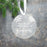 Custom Grandparents Round Clear Acrylic Christmas Ornament Keepsake-Set of 1-Andaz Press-Grandparents-
