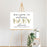 Custom Greenery Baby Shower Canvas Welcome Signs-Set of 1-Andaz Press-Gold Greenery Baby-